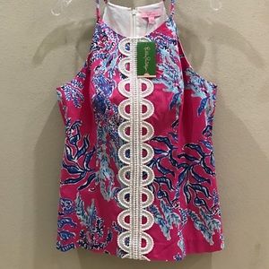 Lily Pulitzer Annabelle Top Samba